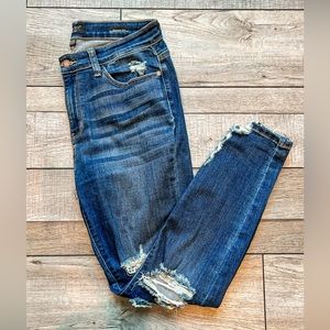 Judy Blue Distressed Skinny Jeans- 31